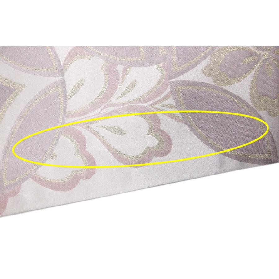 訳有り 少難あり】 色無地 R・K 着物 洗える 袷 袋帯 2点セット 濃紫