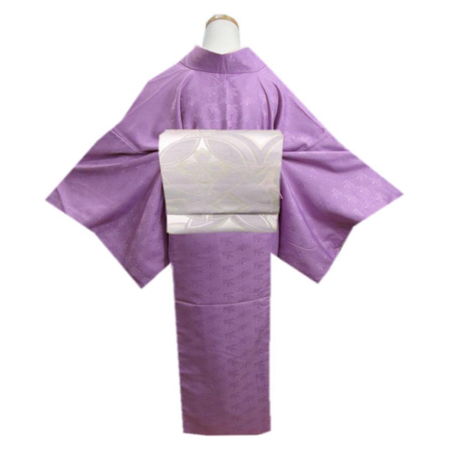 【訳有り 少難あり】 色無地 Ｒ・Ｋ 着物 洗える 袷 袋帯 2点セット 薄紫 フリー 地模様入り 入学式 卒業式 お宮参り 七五三 プレタ お仕立て上がり 女性用 レディース 訳有り 少難あり】 色無地 R・K 着物 洗える 袷 袋帯 2点セット 薄紫