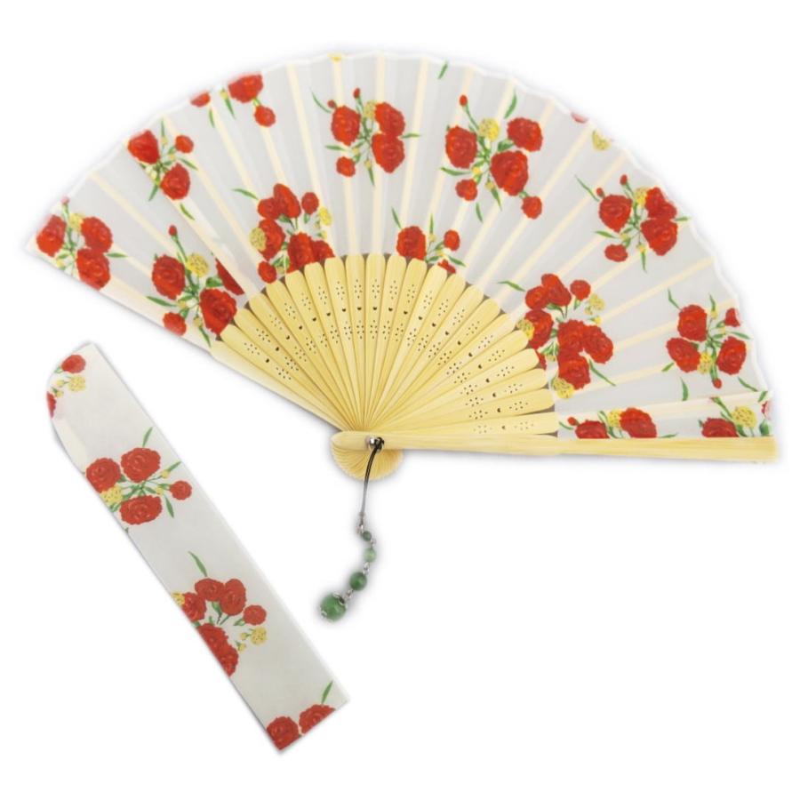 扇子 珠飾り付 扇子袋 セット 女性用 オフホワイト白色地花束 化粧箱入り 浴衣 着物 Jssbs 10 最新和服 和雑貨 和さくら庵 通販 Yahoo ショッピング
