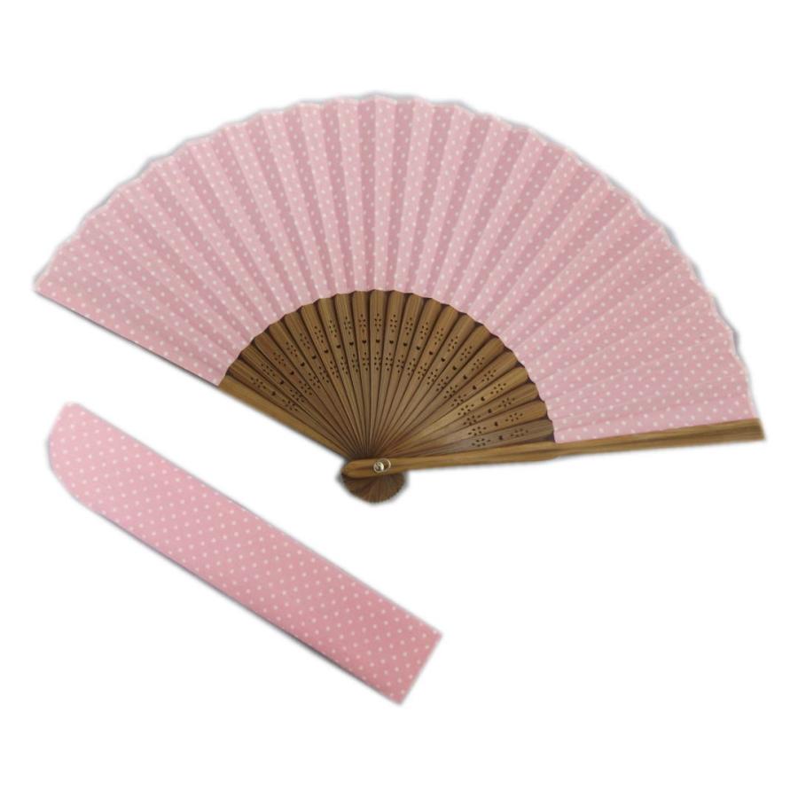 扇子 扇子袋 セット 女性用 ピンク地ドット 化粧箱入り 浴衣 着物 和柄 Jssbs 13 最新和服 和雑貨 和さくら庵 通販 Yahoo ショッピング