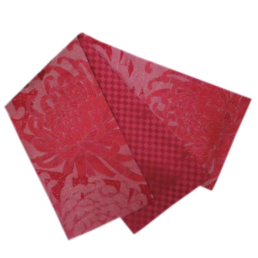 振袖 洗える お買上 お仕立上がり 袋帯 長襦袢 3点セット 黒赤地大輪