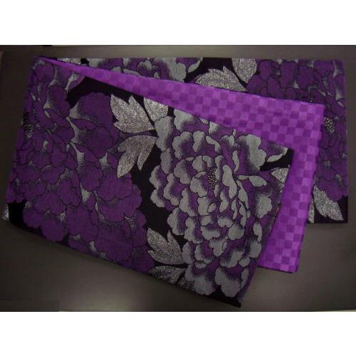 振袖 洗える お買上 お仕立上がり 袋帯 長襦袢 3点セット 濃紫地大輪可憐花藤 フリー 成人式 購入 総柄 出来上がり ポリエステル 振袖 洗える お買上 お仕立上がり 袋帯 長襦袢 3点セット 濃紫地大輪