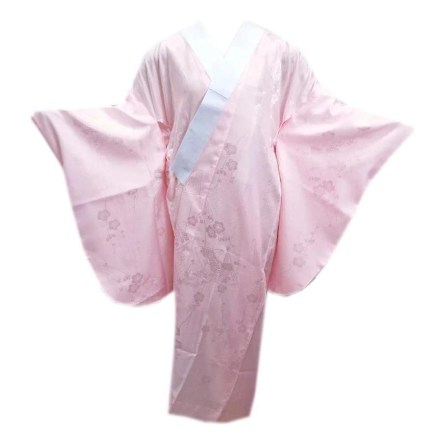 お買上 新品】 小振袖 二尺袖 袴 長襦袢 3点セット 水色ストライプ地