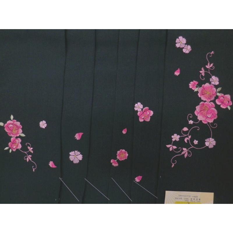 【お買上 新品】 小振袖 二尺袖 袴 長襦袢 3点セット 白紫矢絣 Ｍ 濃緑地刺繍袴 卒業式 謝恩会 購入 女性用 レディース お買上 新品】 小振袖 二尺袖 袴 長襦袢 3点セット 白紫矢絣 M 濃緑地