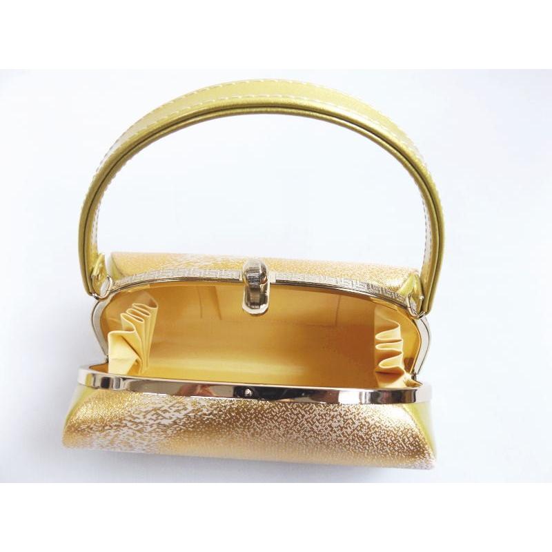 草履バッグセット 礼装用 帯地 半月型金ゴールド フリー 24cm 留袖