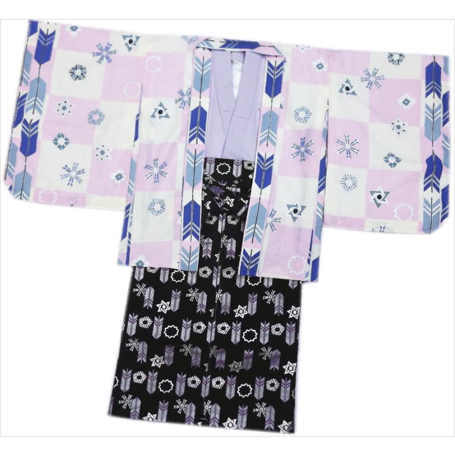 訳有り 少難あり】 着物 羽織袴 11点セット 七五三 5歳 男児 キッズ