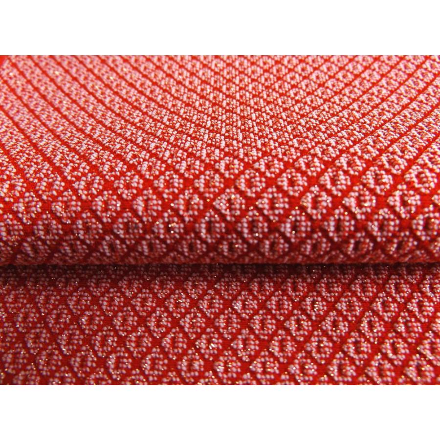 帯揚げ 帯上げ 鹿の子織 金糸入り 赤色 振袖用 成人式 着物 : 最新和服