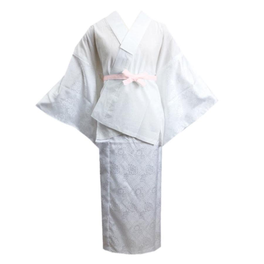 二部式襦袢 白 M L 日本製 紐なし 洗える 留袖 結婚式 訪問着 喪服