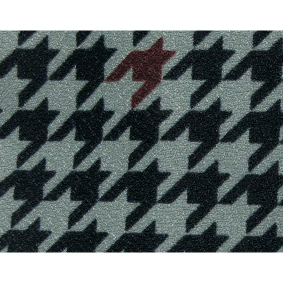 長羽織 はおり コート 洗える 薄緑グレー地千鳥格子 M L 羽織紐付