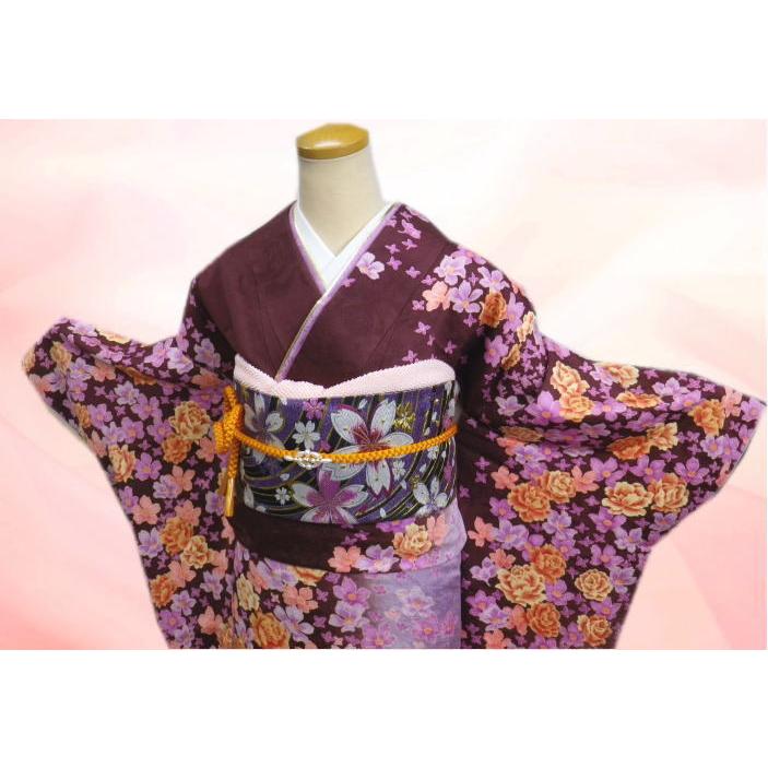 振袖 正絹 お買上 お仕立上がり 袋帯 長襦袢 3点セット ブランド 濃