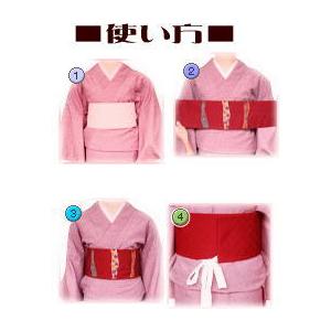 着物 洗える 紗 夏用 小紋 と 絽軽装帯 付け帯 2点セット 薄紫色