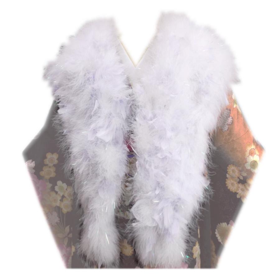 大流行中 スワン羽毛ショール ロング 白に薄紫羽根 振袖 成人式 卒業式 袴 着物 全品送料無料 Kwsrbd Com