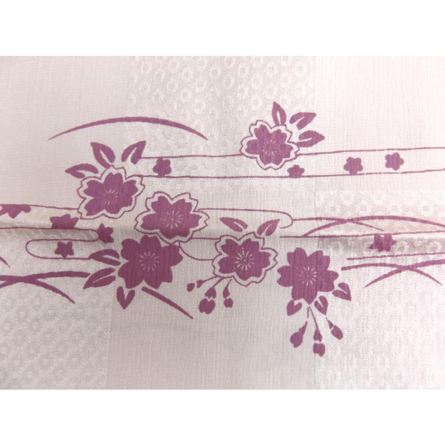 格安販売の 帯揚げ 帯上げ 帯あげ 薄い紫地に白の桜の刺繍 京都 衿秀 着物 レディース Kids At Jacobs De