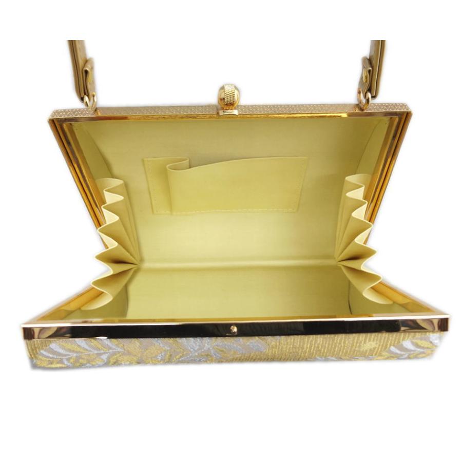 草履バッグセット 礼装用 帯地 金織地枝垂葉桜 フリー 留袖 結婚式