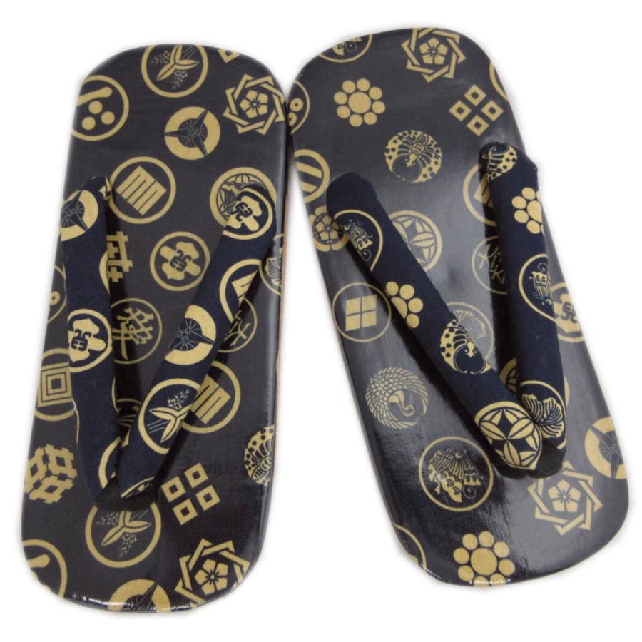 雪駄 メンズ 男性 ライト底 濃紺地武将家紋 フリー 26cm 浴衣 着物 男物 Strsg 11 最新和服 和雑貨 和さくら庵 通販 Yahoo ショッピング