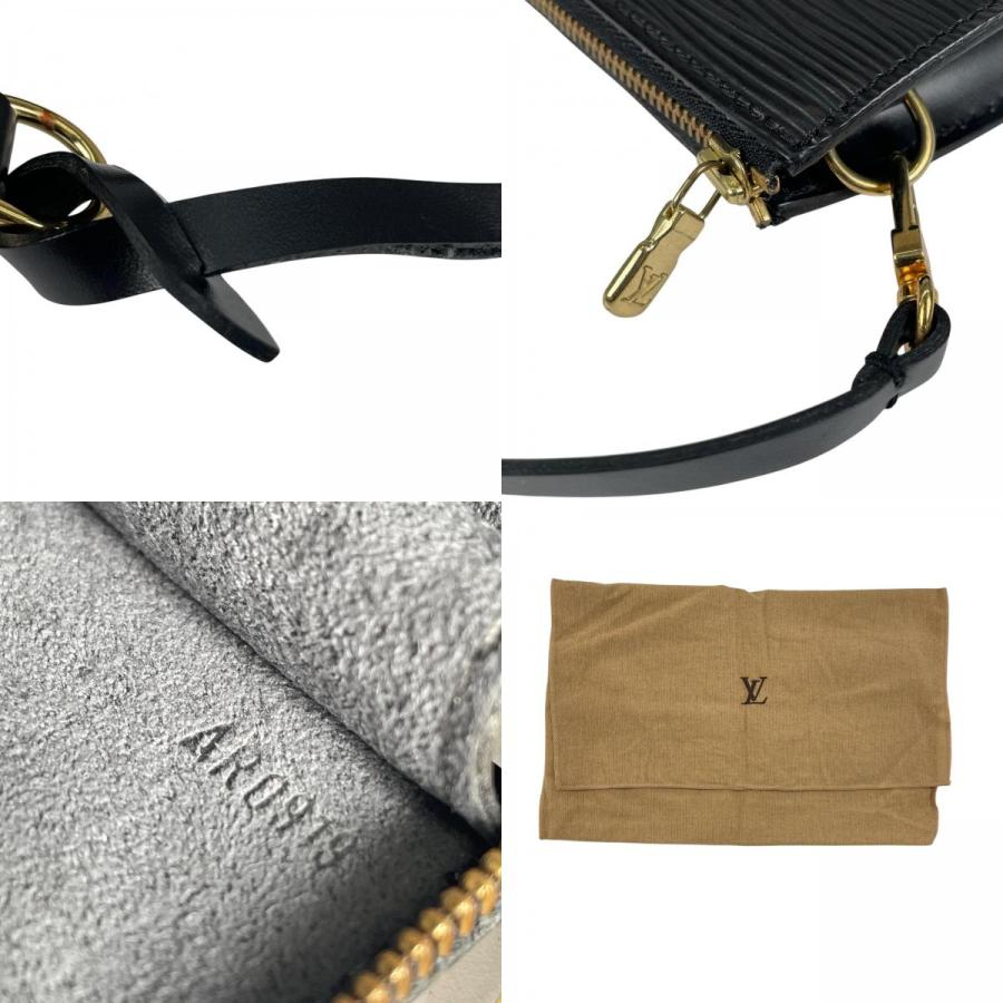 美品 LOUIS VUITTON ルイ・ヴィトン アクセソワール M52982 ハンドバッグ エピレザー ブラック レディース【中古】【送料無料】