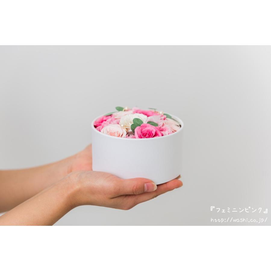和紙の花／ミニバラのボックスフラワー 水引ラッピング込（全2色） 結婚1周年の紙婚式 記念日 誕生日 ペーパーフラワー プレゼント あすつく対応 | ブランド登録なし | 05