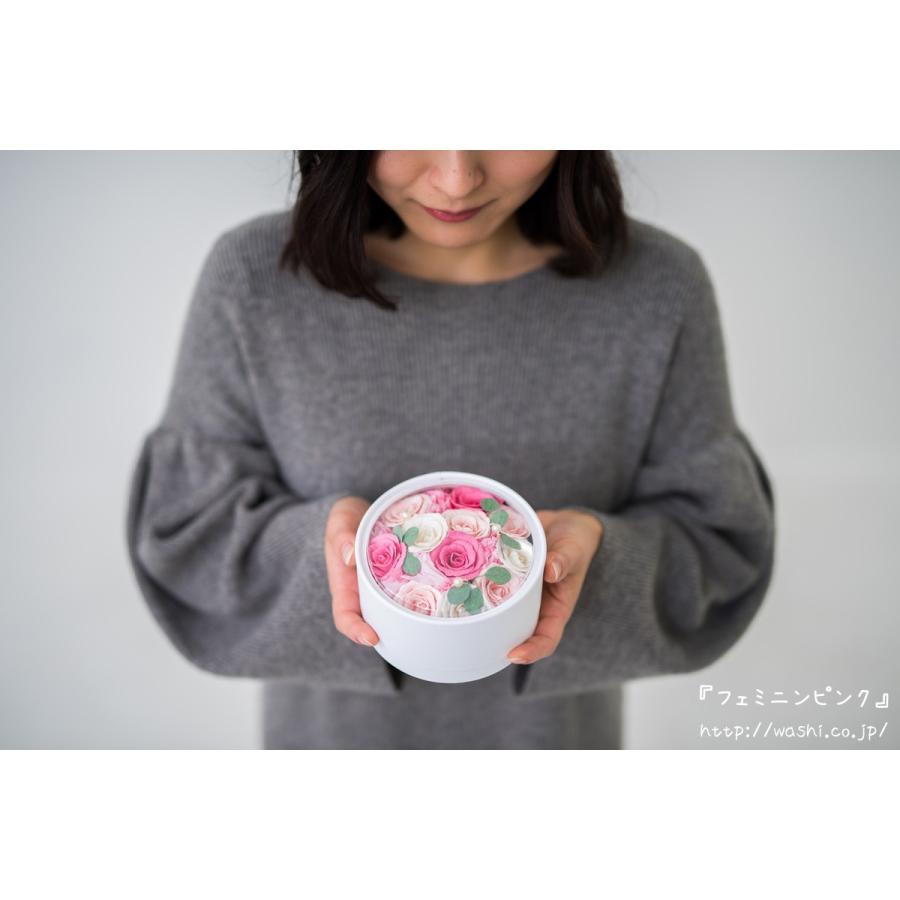 和紙の花／ミニバラのボックスフラワー 水引ラッピング込（全2色） 結婚1周年の紙婚式 記念日 誕生日 ペーパーフラワー プレゼント あすつく対応 | ブランド登録なし | 07
