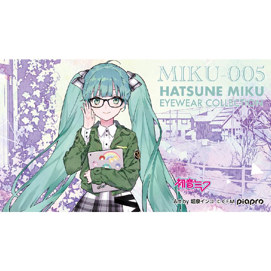 初音ミク MIKU-005】 PCメガネ 度付き可能 G2083695 : 和真 Optus