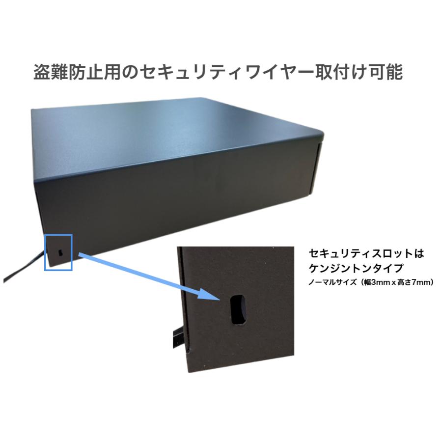 プッシュ式キャッシュドロアー 和信テック WS-330-P コンパクトモデル