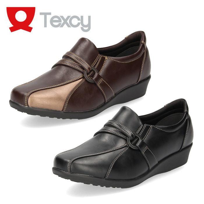 テクシー Texcy カジュアルシューズ Tl レディース 靴 4e 幅広 スリッポン Bl Bl ダークブラウン Parade ワシントン靴店 通販 Paypayモール