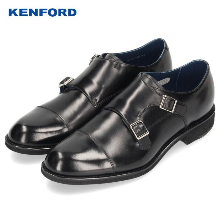 ケンフォード ビジネスシューズ Kenford Knabj ブラック メンズ ダブル モンクストラップ 3e 紳士靴 本革 ビブラム Parade ワシントン靴店 通販 Paypayモール