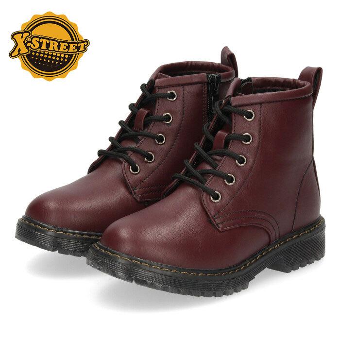 キッズ ブーツ 男の子 女の子 おしゃれ 編み上げ 子供靴 ハイカット ワイン 5317 フォーマル X Street セール Parade ワシントン 靴店 通販 Paypayモール