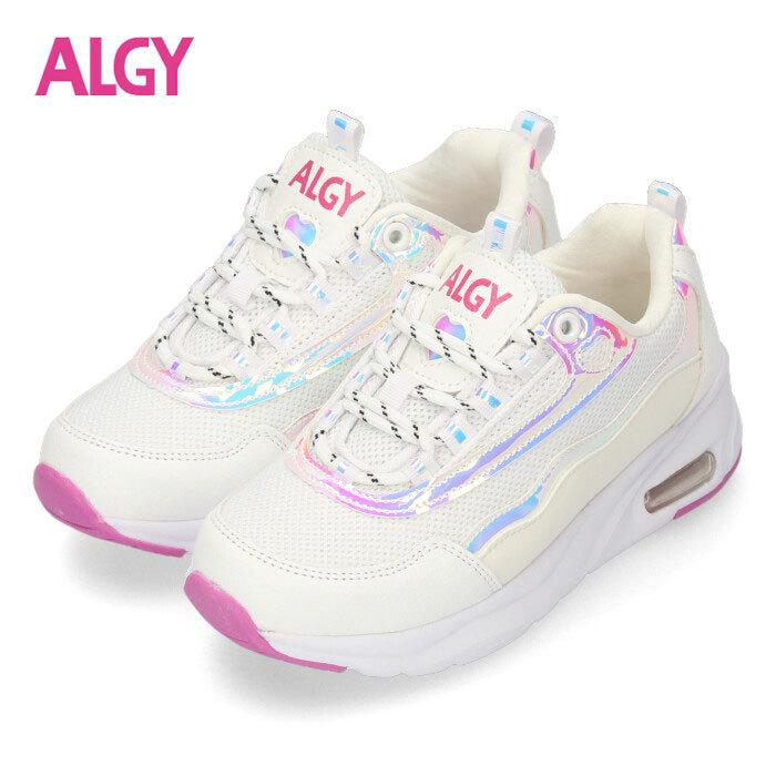 Algy スニーカー アルジー キッズ ジュニア ダッドスニーカー ホワイト 4023 女の子 子供靴 セール Parade ワシントン靴店 通販 Paypayモール