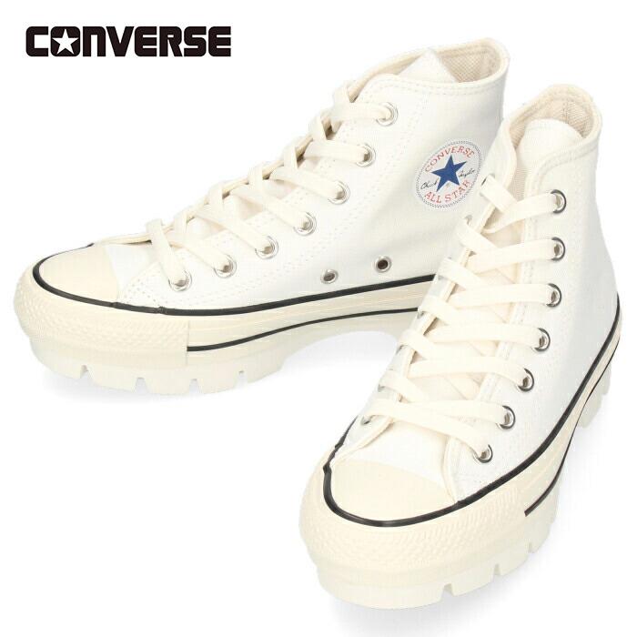 コンバース Converse レディース スニーカー オールスター 100 チャンク Hi ホワイト ラグソール セール Parade ワシントン靴店 通販 Yahoo ショッピング