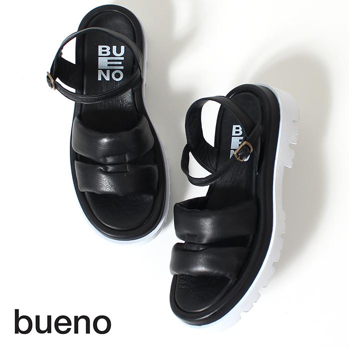 BUENO（ブエノ） サンダル レディース 本革 ストラップ 厚底