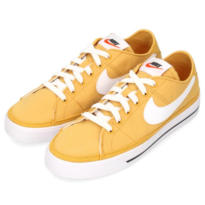 ナイキ レディース スニーカー コート レガシー キャンバス Nike Court Legacy Cnvs Cw6539 700 イエロー セール Parade ワシントン靴店 通販 Paypayモール