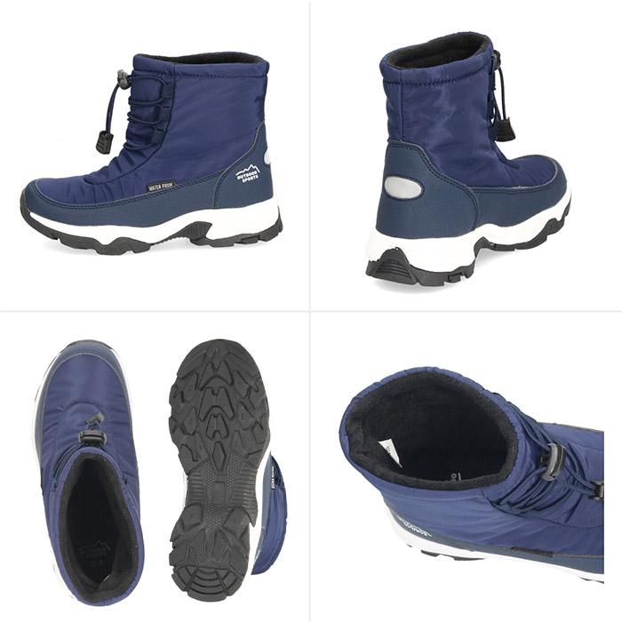 スノーブーツ キッズ 防水 冬 雪 子供 ブーツ 防寒 ボア ジュニア
