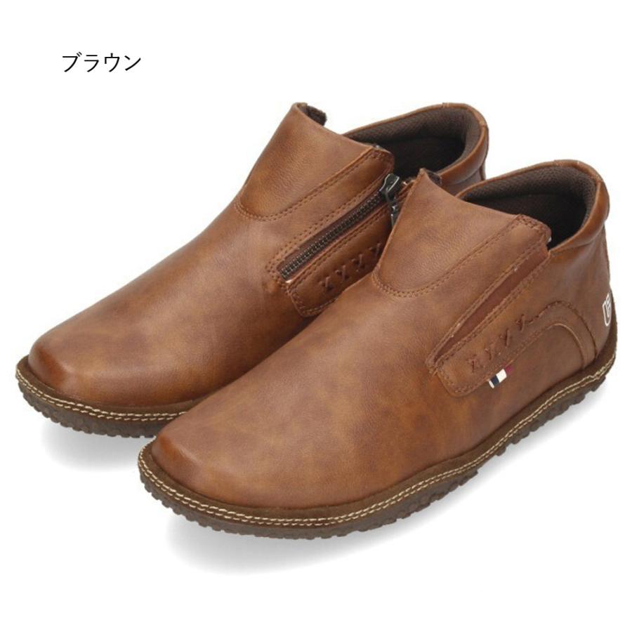 コンカラー シューズ メンズ スリッポン 防水 ブーツ 黒 カジュアル 靴 レザー 軽量 幅広 フォギー ウォーターテックス 400 401 402 403 conqueror shoes | Conqueror Shoes | 08