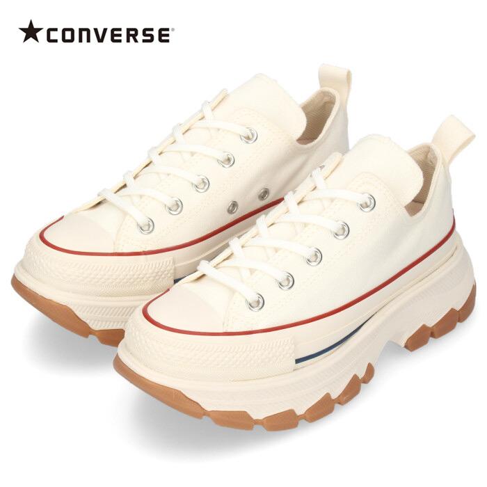コンバース Converse レディース スニーカー オールスター 100 トレックウエーブ Ox ホワイト クッション性 防滑性 撥水キャンバス Parade ワシントン靴店 通販 Yahoo ショッピング