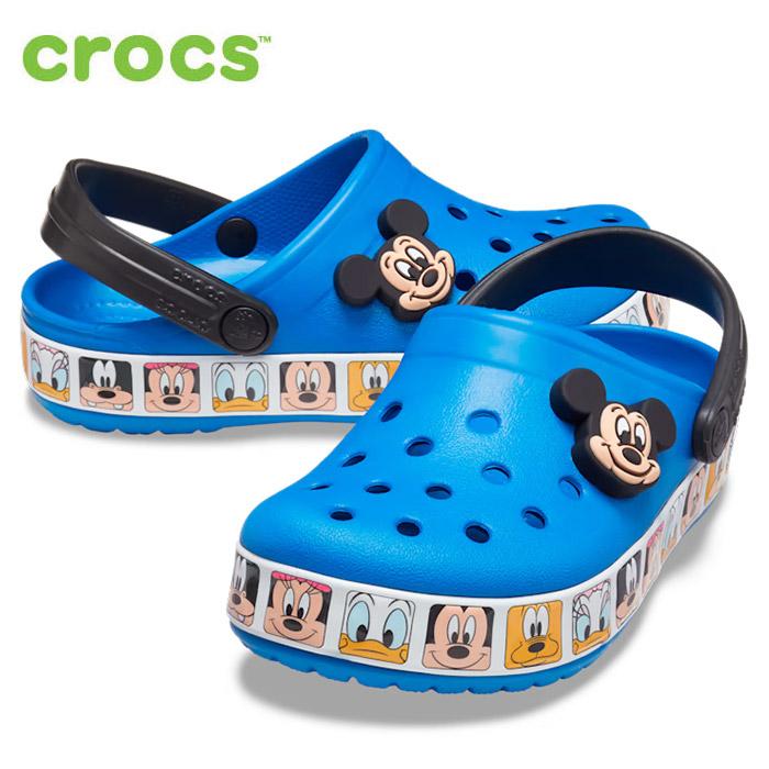 クロックス キッズ サンダル ミッキーマウス FL MICKEY MOUSE BAND CLOG 207718 ブルー 子供靴 セール :00020374:Parade ワシントン靴店 通販 クロックス キッズ サンダル 17、5セ