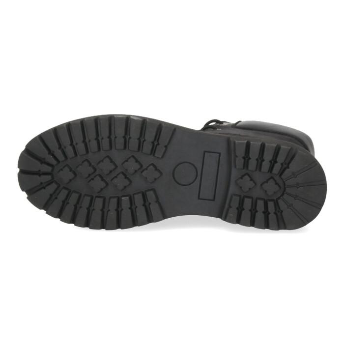 ブラックレザーワークブーツ イエローステッチ Dr. Martin ブラックレザーブーツ イエローステッチ