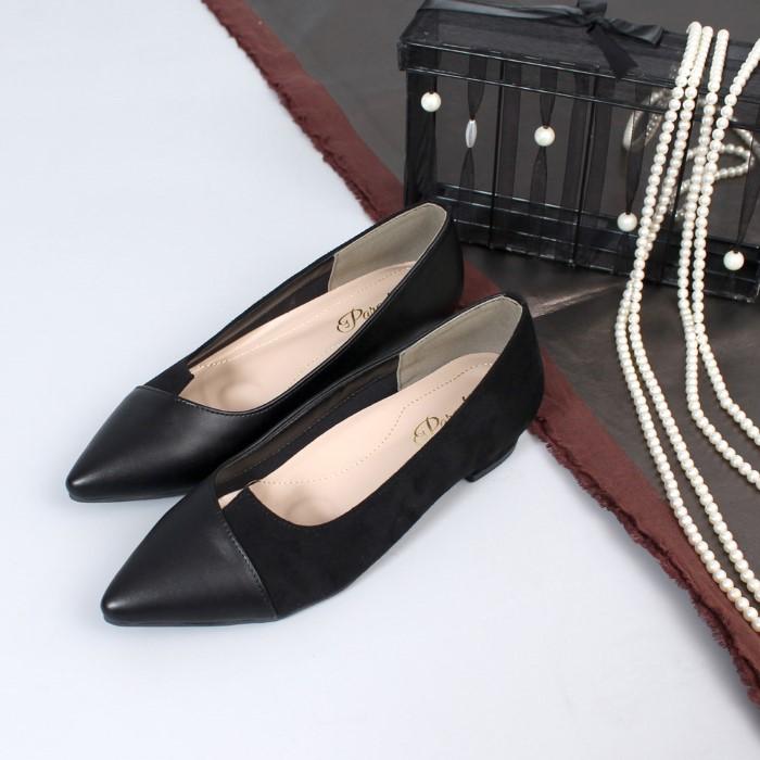 Parade パンプス ぺたんこ ローヒール ポインテッドトゥ フラッット