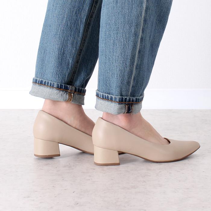 【ほぼ未使用】COACH ローヒール パンプス リボンパンプス 本革 靴 ローヒール かわいい シューズ hc73 (パンプス