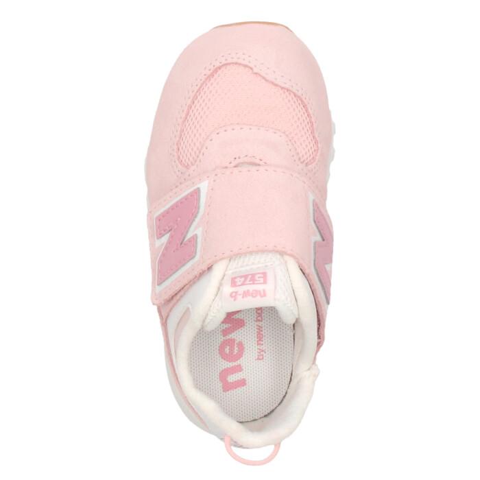 ニューバランス スニーカー キッズ ベビー new balance ベビーシューズ 女の子 NW574 CH1 ピンク 子供 靴 軽い｜washington｜03