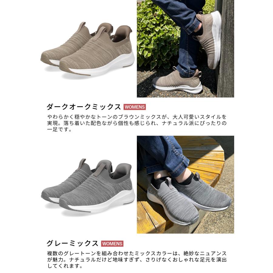 Parade スリッポン スニーカー レディース メンズ スリップイン 履き