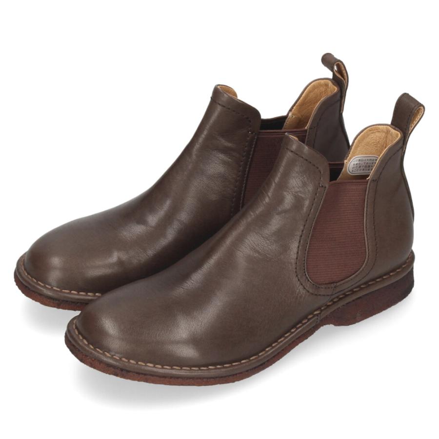 SAYA サヤ ブーツ レディース サイドゴアブーツ 本革 日本製 フラット