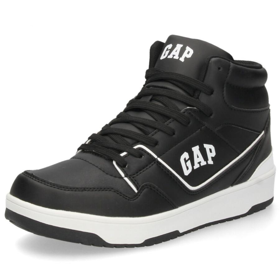 ギャップ スニーカー 防水 レディース メンズ ハイカット 雨 ブラック