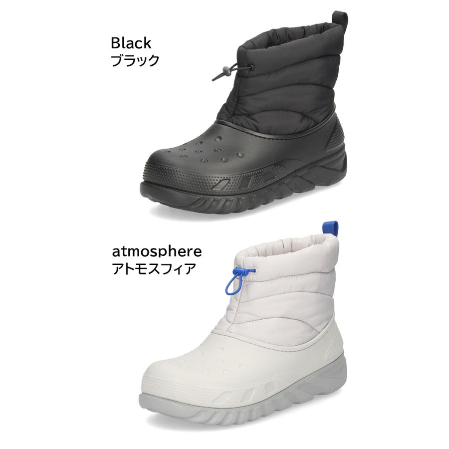 クロックス メンズ 冬 ブーツ crocs デュエット マックス ブーツ 208773 ブラック グレー 履きやすい あったかい スノーシューズ｜washington｜04