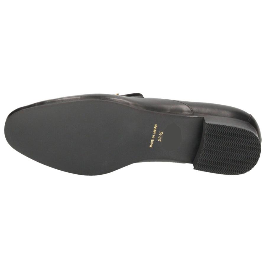 【美品】RABOKIGOSHI works タッセル ローファー レザー BK rabokigoshi works（ラボキゴシワークス） ローファー レディース 本革