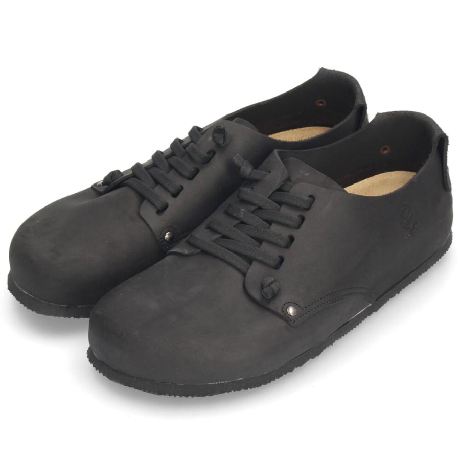 スニーカー メンズ バイオライン 本革 靴 ブラック ブラウン レザー