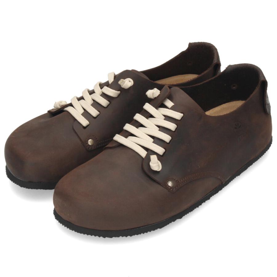 スニーカー メンズ バイオライン 本革 靴 ブラック ブラウン レザー