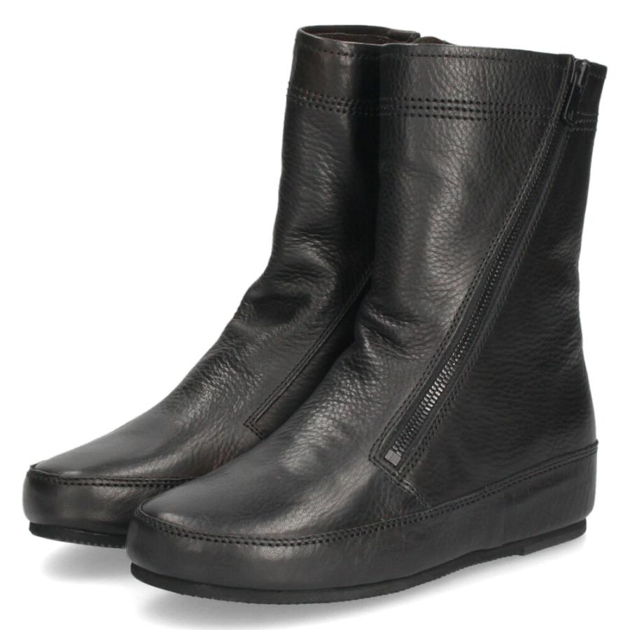 Saya サヤ　プラット製法ブーツ　本革　黒　ブラック SAYA サヤ Saya プラット製法ブーツ (ブラック） -【公式】ラボ