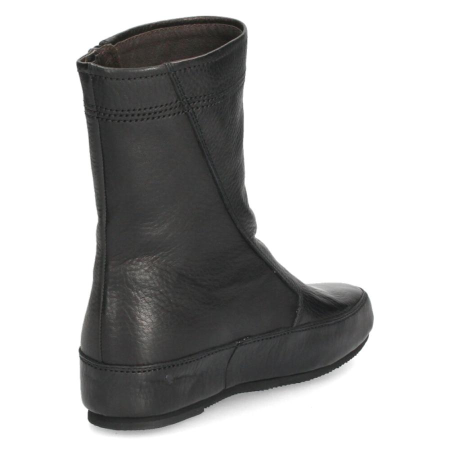 SAYA 23cm 本革 レザー ショートブーツ 黒 サイドジップ 日本製 SAYA 23cm 本革 レザー ショートブーツ 黒 サイドジップ 日本製 SAYA