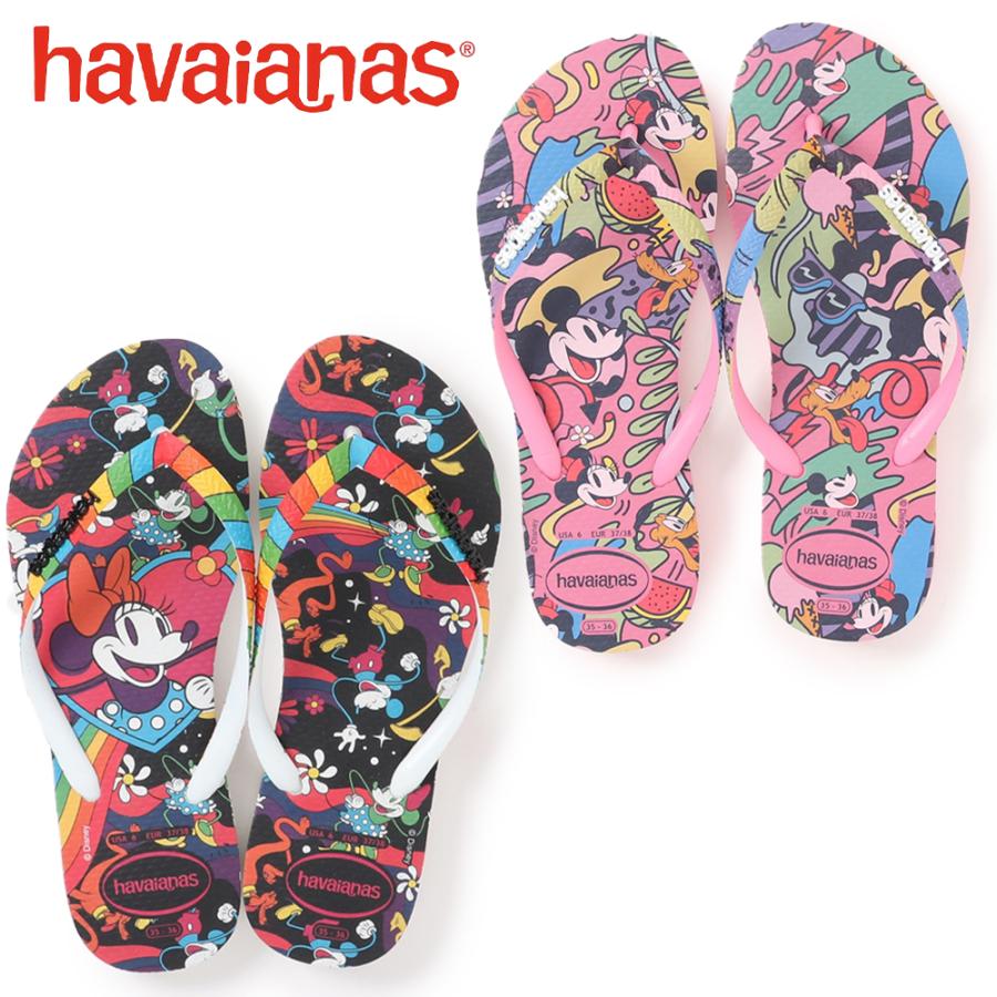アウラニ havaianas Disney 100周年 限定品 ビーチサンダル ハワイアナス ビーチサンダル レディース ディズニーコラボ