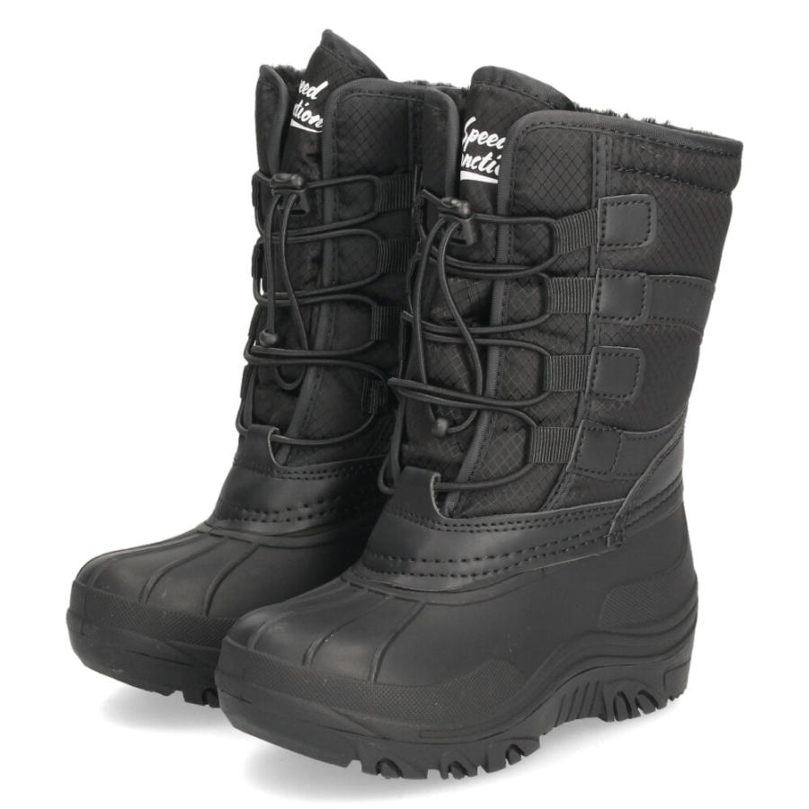 スノーブーツ キッズ ジュニア 男の子 防水 防滑 防寒 スパイク ボア